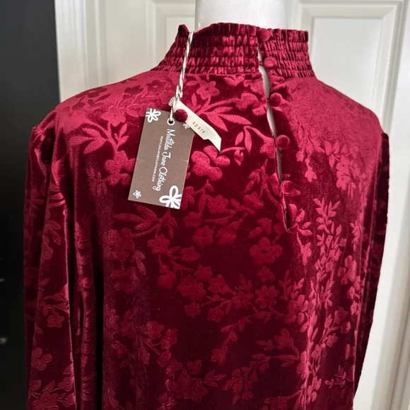 NWT Matilda Jane Just Imagine Melanie Womens Velour Holiday Dress 
Size XXL - Picture 7 of 12